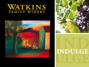Watkins wine label